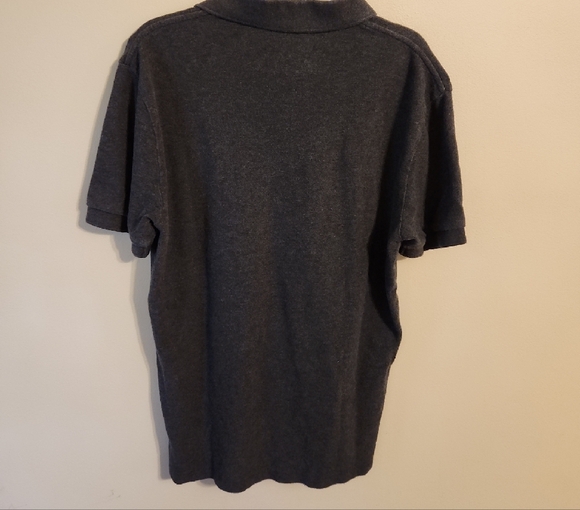 Eddie Bauer Men's Charcoal Polo Shirt - Picture 3 of 5